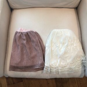 Girls size 5 skirts